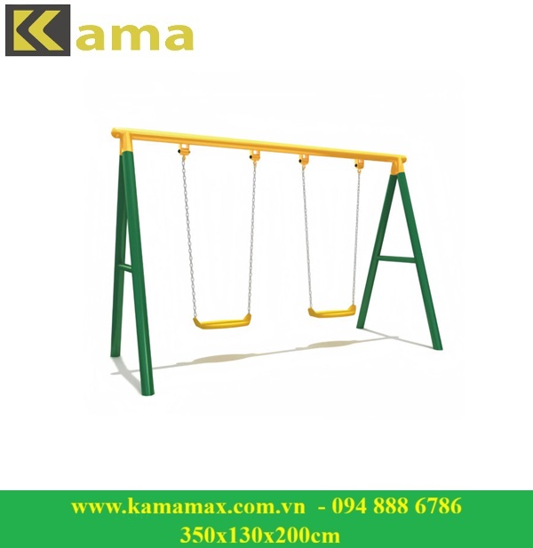 Xích đu 2 chỗ trẻ em, thiết kế bền đẹp